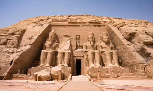 The relocation of the Temple in Abu Simbel, Egypt