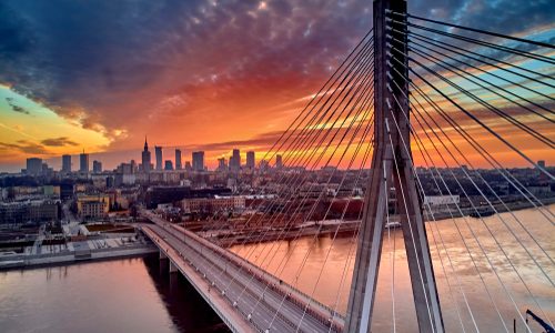 Świętokrzyski Bridge, Warsaw, Poland