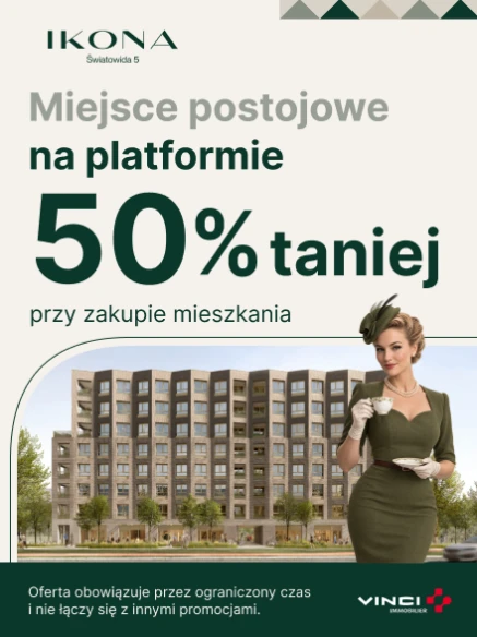 Miejsce postojowe na platformie 50% taniej w IKONIE Światowida 5
